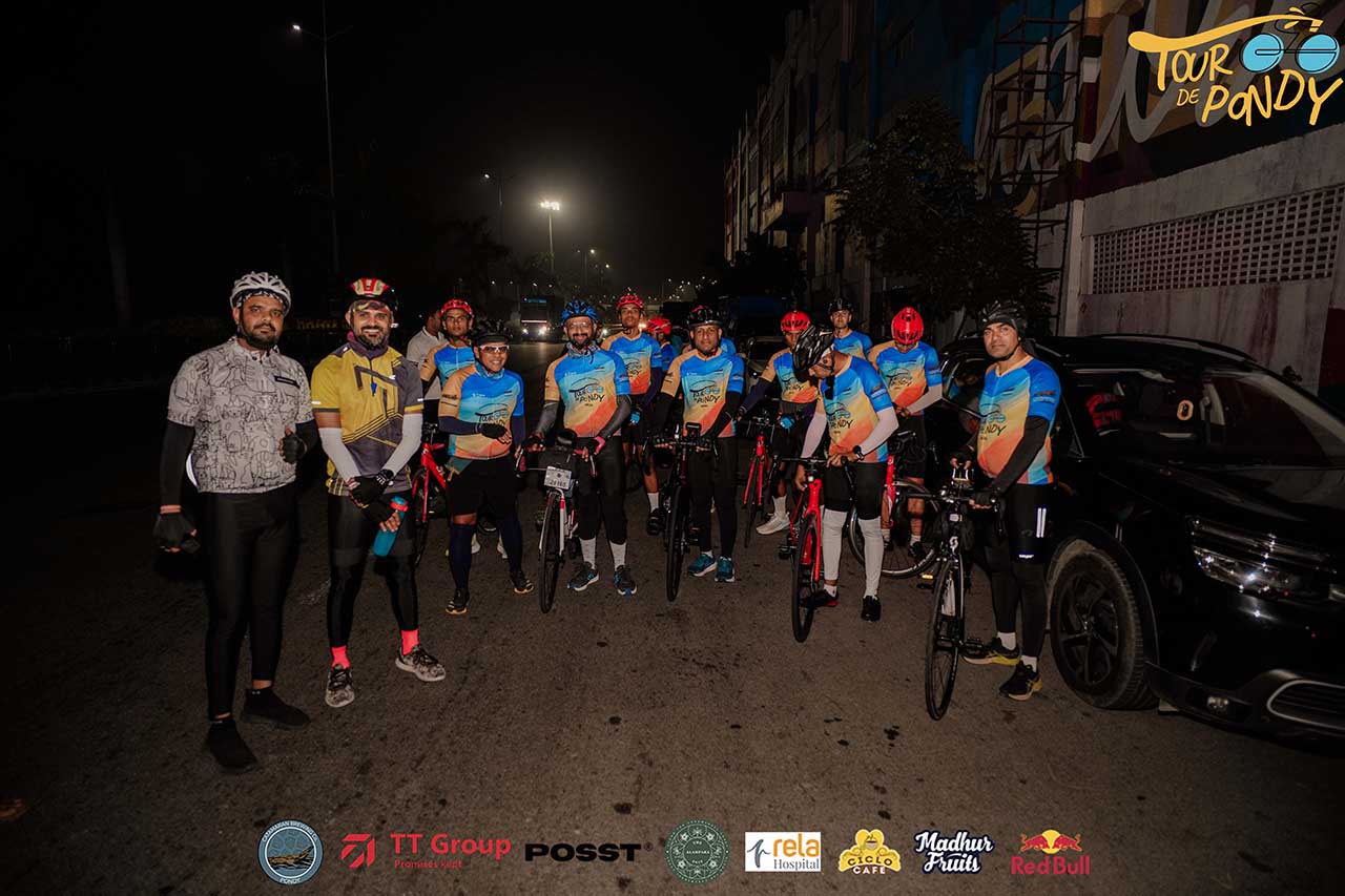 Tour de Pondy cycling event to Catamaran