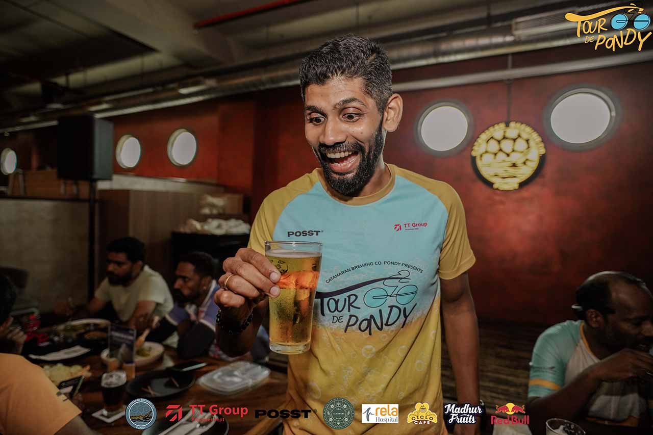 Tour de Pondy cycling event to Catamaran