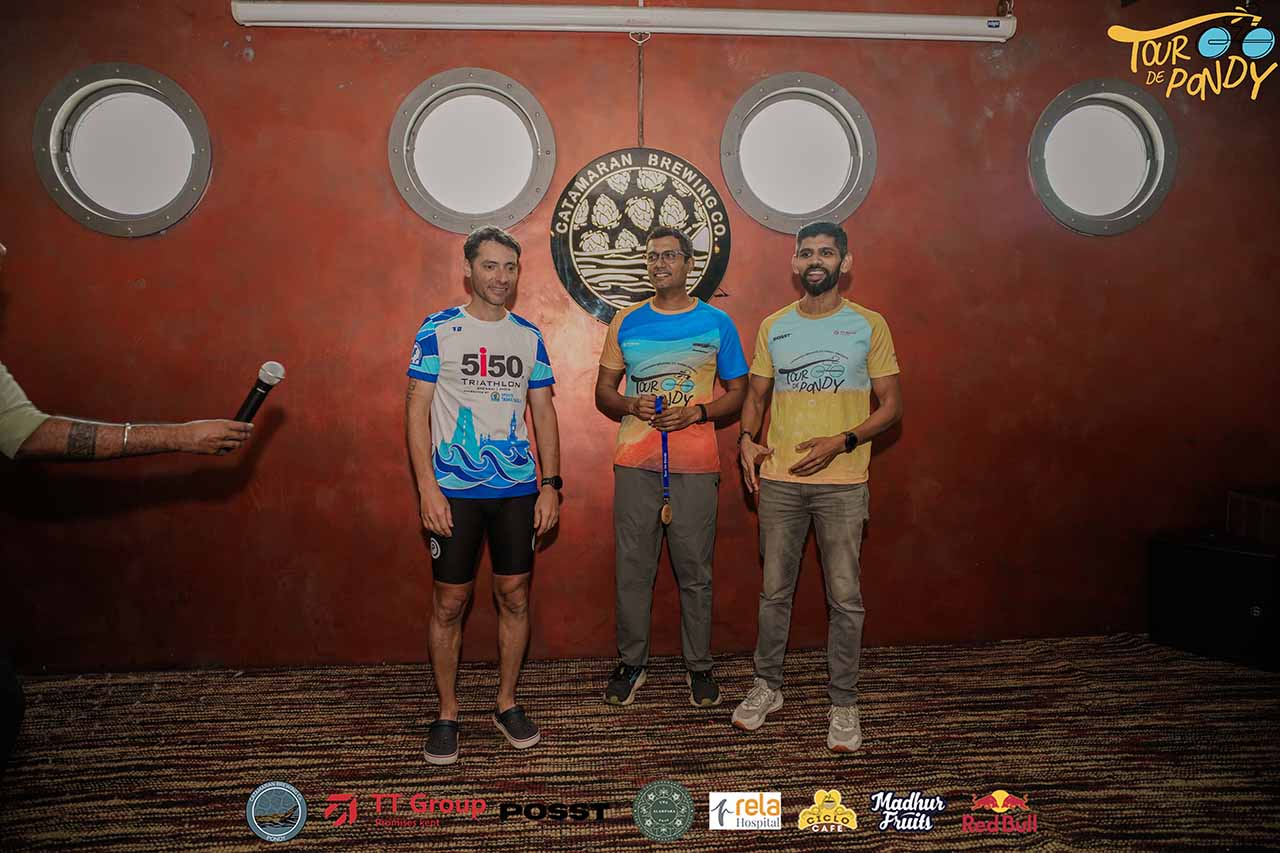 Tour de Pondy cycling event to Catamaran