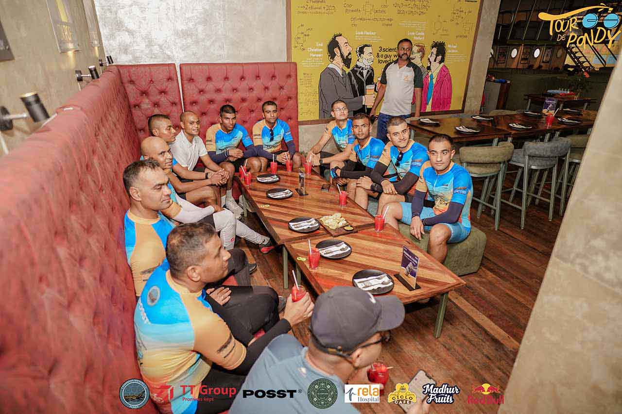 Tour de Pondy cycling event to Catamaran