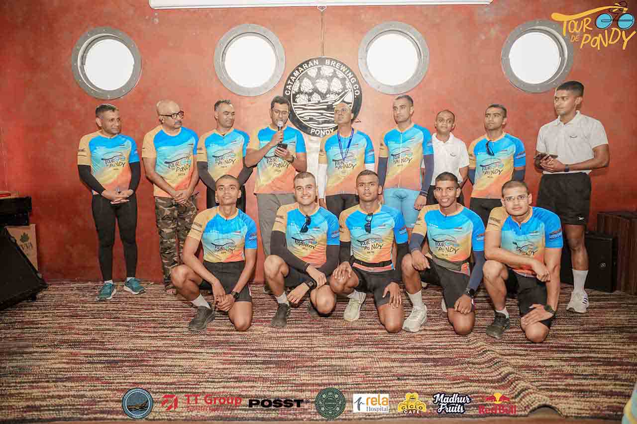 Tour de Pondy cycling event to Catamaran