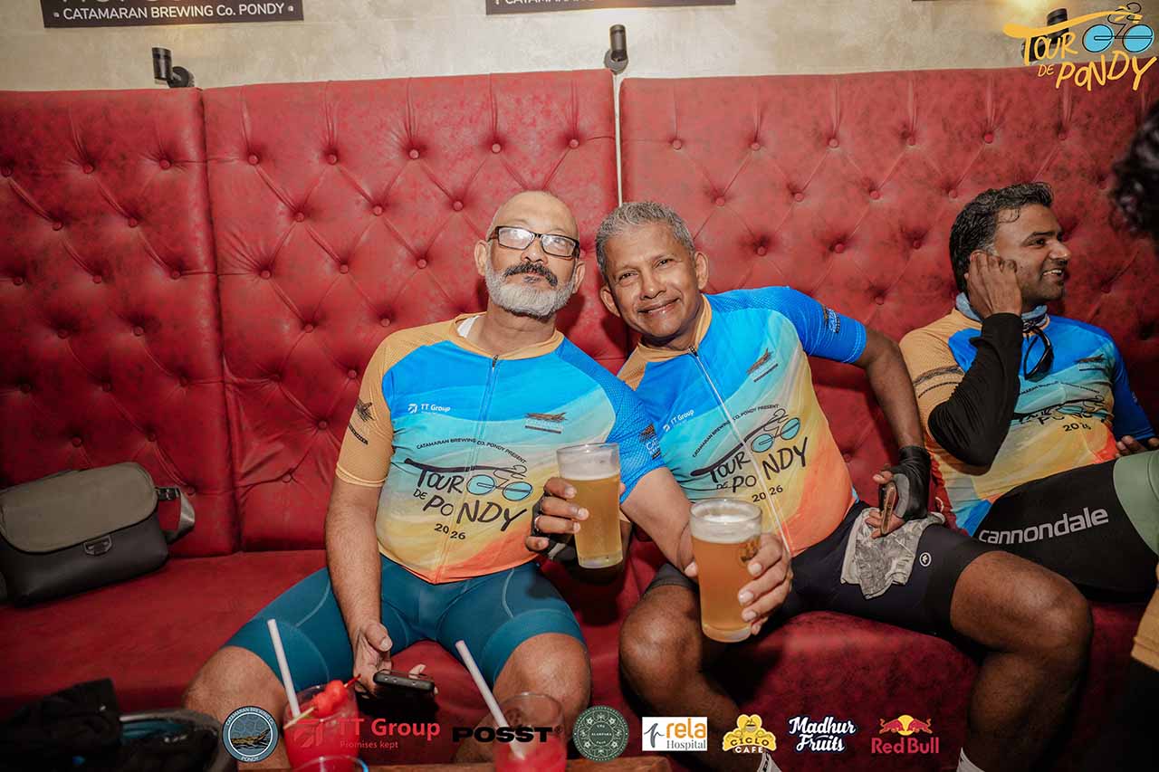 Tour de Pondy cycling event to Catamaran