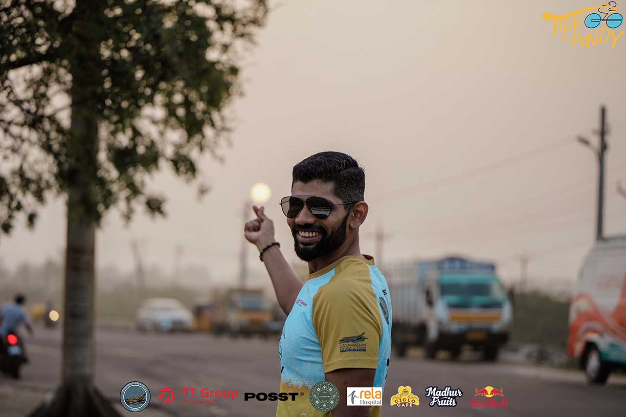 Tour de Pondy cycling event to Catamaran